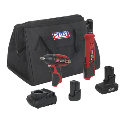 Cordless Impact Tool Combo Sealey Cp1200 Combo Sealey 12V 1x3Ah