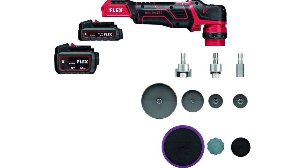 Flex Akku-Polierer 12 V PXE 80 12-EC/2.5 Set rotativ und exzentrisch /Nachfolger - Bild 3 von 4