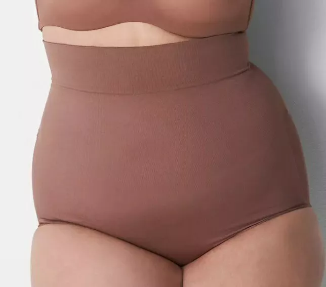 Lane Bryant Coffee Ultra High-Waist Brief Panty Shapewear Plus