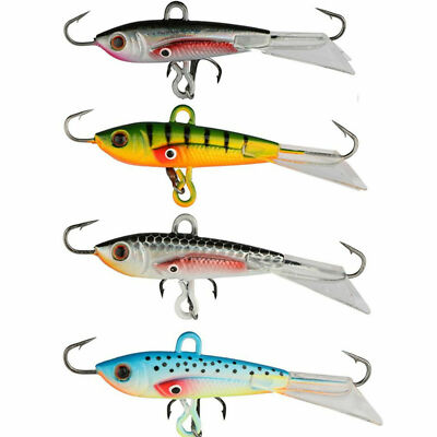 4PCS Ice Winter Fishing Lures 10g Hard Fishing Bass Walleye Trout Jig  Swimbaits | eBay