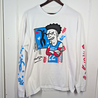Cookies Hoops Bullies 76ers Basketball 2019-2020 Men s Large Long Sleeve Shirt