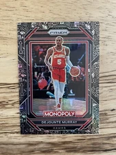 2022-23 Panini Monopoly Prizm #2 Dejaunte Murray Black Icons SSP