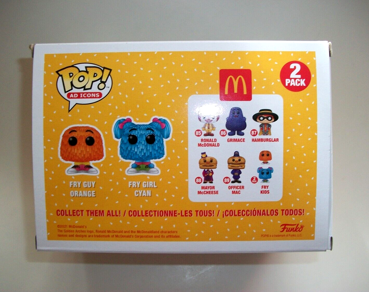 FUNKO POP ICONS Mcdonalds Set 6 #85-86-87-88-89+ Fry Kids Set MINT