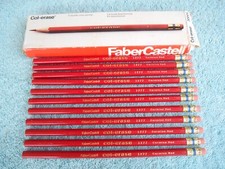 Faber Castell 20005 Col-erase 1277 Carmine Red Set of 11 in Box.