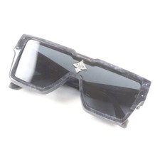 LOUIS VUITTON Cyclone LV logo jewel sunglasses Eyewear Z1789E Marble