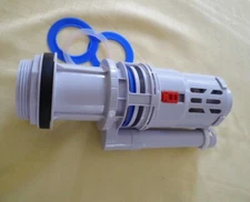 NuFlush Toilet 3 in Flush Valve, 12 in Tall, Dual Flush Top Buttons 2 Extra Seal