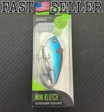 Googan Squad MINI KLUTCH Lipless Crankbait Fishing Bait Lure, Quicksilver