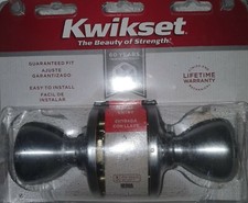 Kwikset 942002-441 400T 26D Satin Chrome Knobset