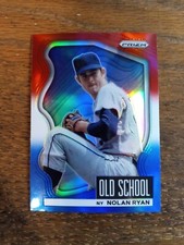 Nolan Ryan 2022 Panini Prizm Old School #OS-1 red white blue prizm