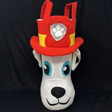 Paw Patrol Marshall Bucket - Gift / Candy Bucket - Fabric 3D Design Embroidered