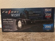 LED lampeggiante professionale ad alta potenza per immersioni subacquee Ferei W158II. 2060 Lm!!!