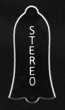 Vintage flared-bell truss rod cover 2-ply Gibson ES-355 LP Stereo  screws
