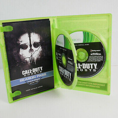 Call of Duty Ghosts Video Game for Xbox 360, 2 Discs Set PRE-OWNED