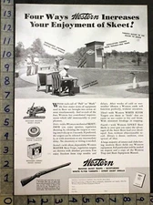 1935 WESTERN SKEET TRAP TARGET WHITE FLYER XPERT SPORT HUNT WINCHESTER AD 30760