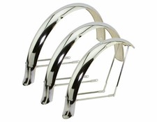 Bike 26 Flared Standard Conversion Kit Fender Set Chrome.