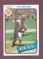 1980 BURGER KING BY TOPPS PITCH HIT RUN #10 TOM SEAVER REDS HOF .99 SHIP N696