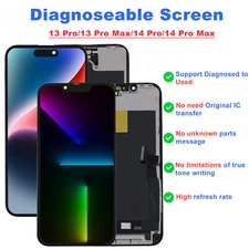 New For iPhone 13 Pro Max 14 Pro Max LCD Display Diagnoseable Screen Assembly