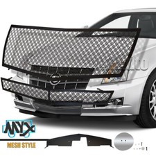 Dual Weave Mesh Grille For Cadillac Cts 2008- 2013 Stainless Steel Front Grill