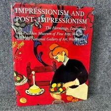 Impressionism and Post Impressionism Leningrad Moscow Washington hardcover DJ