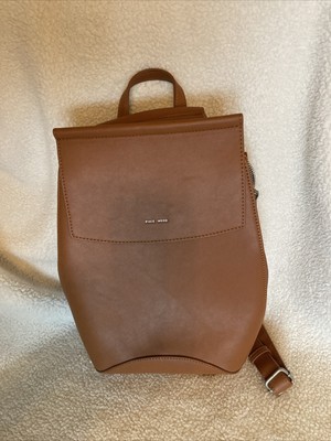 Pixie Mood Vegan Leather Backpack Crossbody Terracotta Pink Convertible Amazon.com | Pixie Mood Mini Kim 8 x 10.5 Vegan Leather  main image 4
