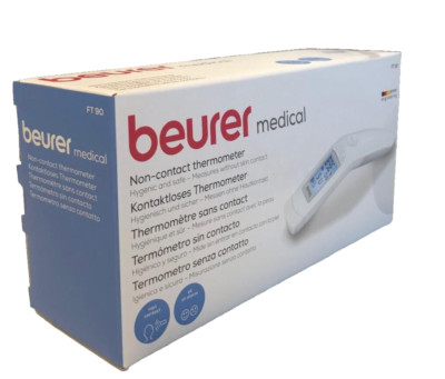 Beurer FT90 kontaktloses Infrarot-Fieberthermometer Messung an der Stirn Neu&OVP