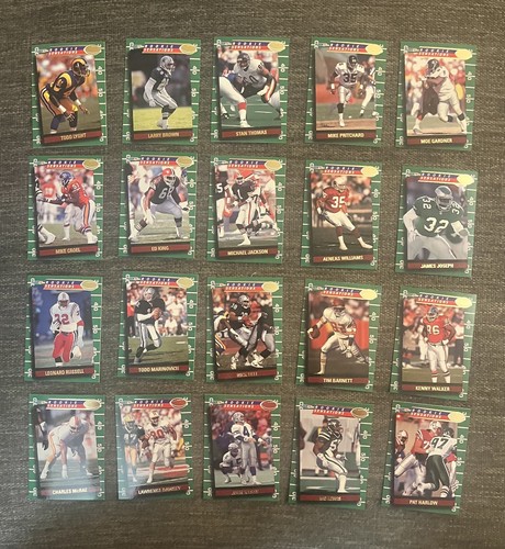 Fleer Football Rookie Sensations Komplettsatz 1992
