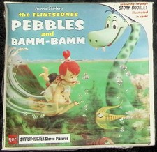 The Flintstones Pebbles and Bamm Bamm 3d View-Master 3 Reel Packet NEW SEALED