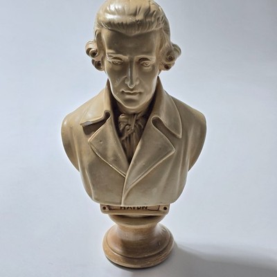 Vintage Franz Joseph Haydn Musician Bust Classical Composer Figurine Makielski