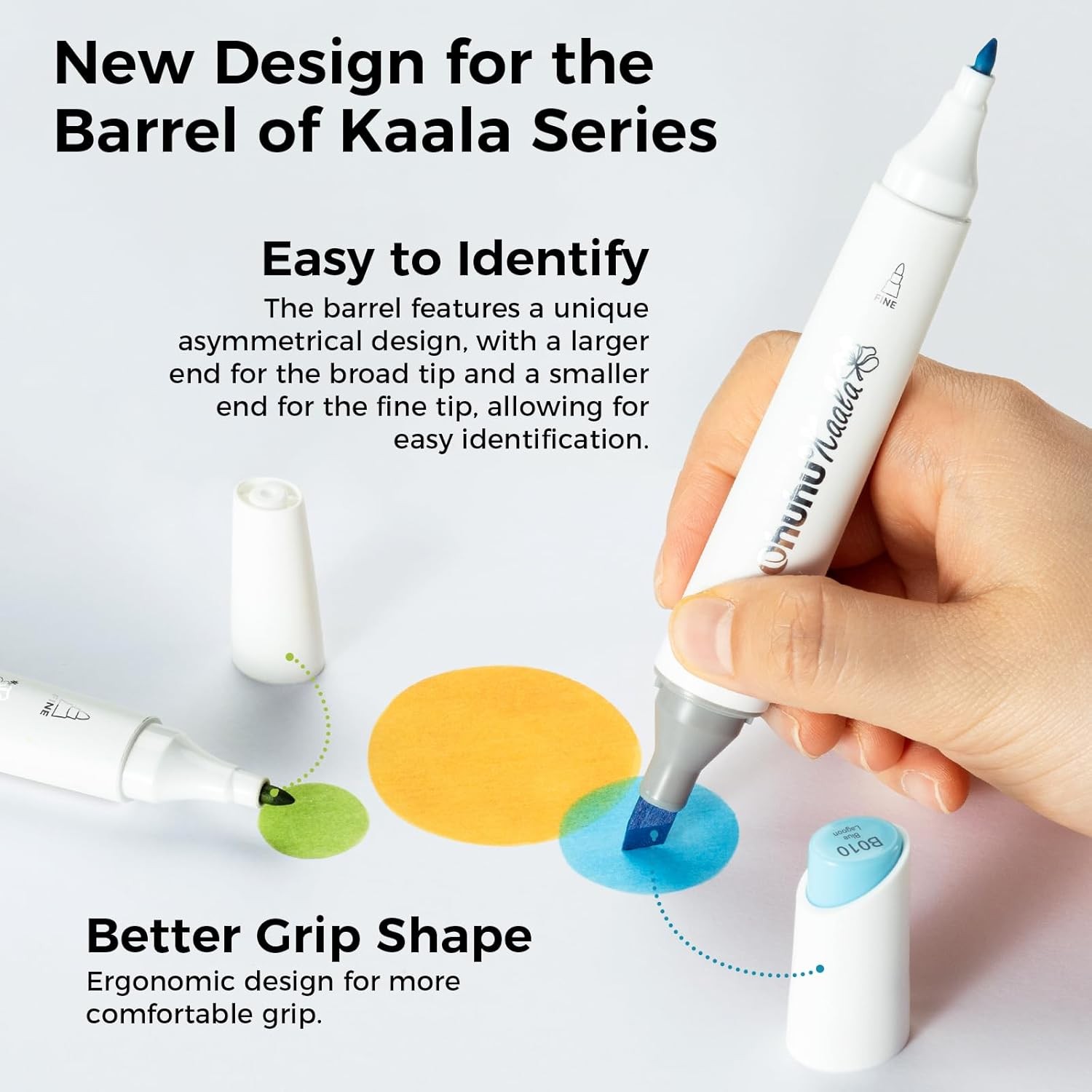 Ohuhu Alcohol Markers: 60 Colors 1 Count (Pack of 61), 60 Illustration 