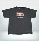 Vintage Nintendo NES Controller T Shirt Black Large 2006 Official
