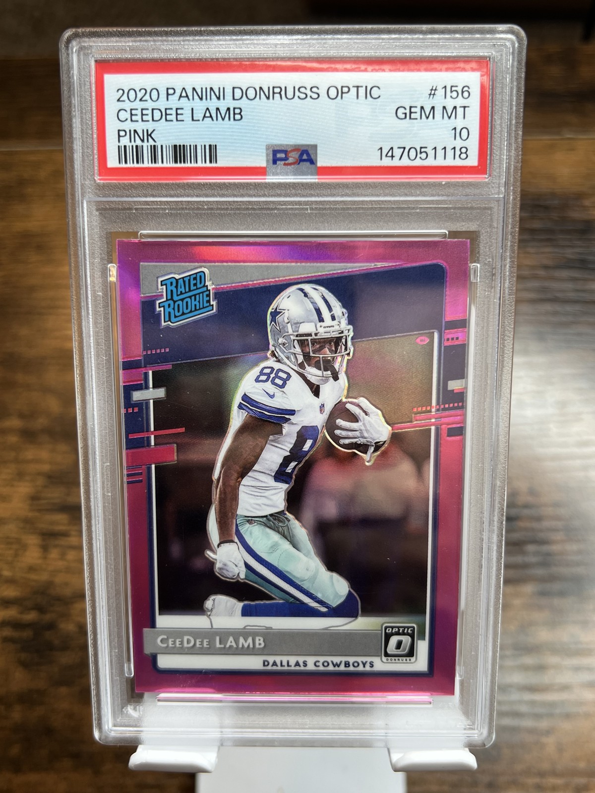 CeeDee Lamb Panini Donruss Optic #156 Pink
