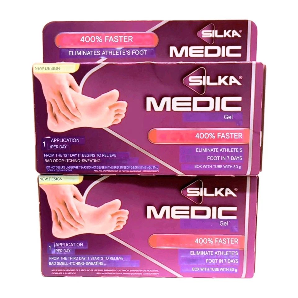 2 PACK!! Silka Medic Mexico 30g Eliminate Athletes Foot - Image 2 of 2