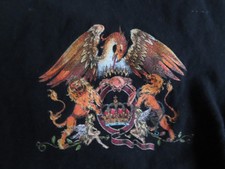QUEEN  CREW Concert Tour (MED) T-Shirt BRIAN MAY ROGER TAYLOR
