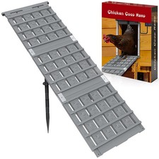 Adjustable Chicken Coop Ramp - Waterproof Non-Slip Ladder for Poultry