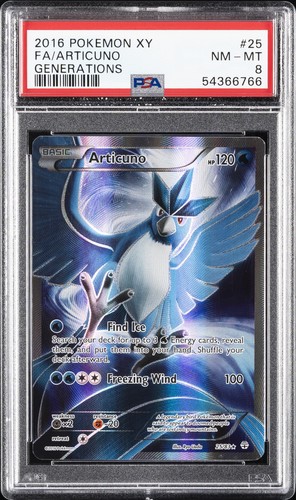 Articuno graded PSA 8 for sale on eBay