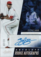 2019 Panini Absolute Rookie Autos Holo Silver #ARA-JR Jefry Rodriguez #/23