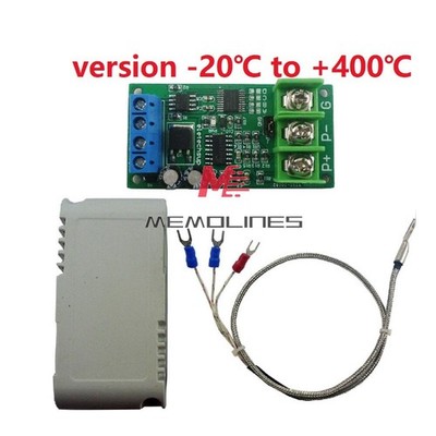 PT100 Thermocouple Temperature Detector RTD Sensor Converter RS485 Modbus Rtu #m