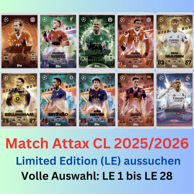 Topps MATCH ATTAX Champions League 2025/2026 - Starboy Limited Edition aussuchen