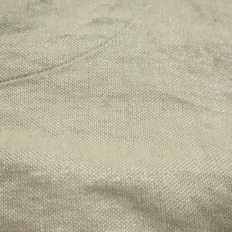 Vestido Eileen Fisher para mujer P/S beige mezcla de lino manga corta informal pequeño Foto 4 de 4