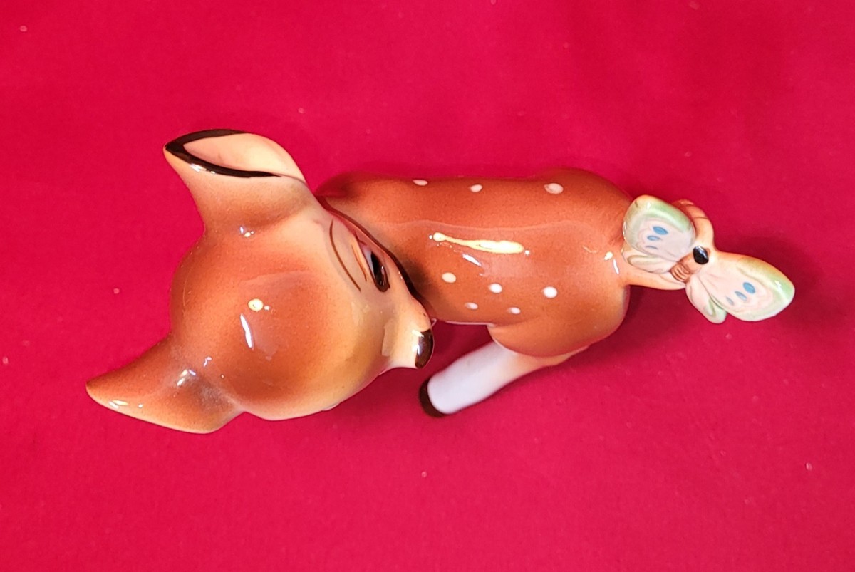 WALT DISNEY PRODUCTIONS BAMBI & BUTTERFLY JAPAN 1940-50's