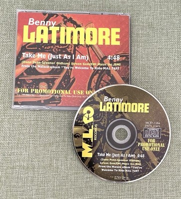 Benny Latimore       ** PROMO CD **          Take Me (Just As I Am)