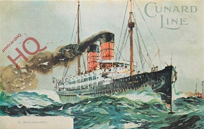 Ansichtskarte: CUNARD LINE, DIE KAMPANIEN (REPRO)