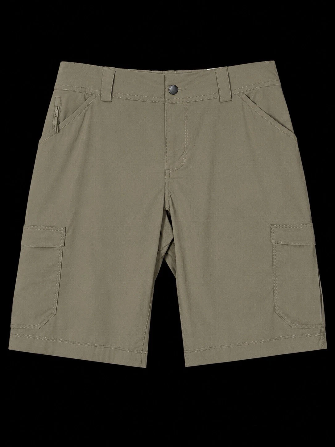 Duluth Trading Co. Beige Dry On The Fly Mid Rise Cargo Shorts Womens 8 NWT