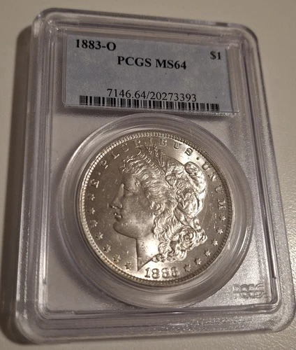 1883-O Morgan Silver Dollar PCGS MS64 S$1 New Orleans Minted No Reserve