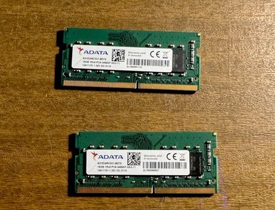 ADATA AO1E34RCSV1-BD7S 10411151 16GB DDR4 SO-DIMM 1.35V Green Laptop RAM Module