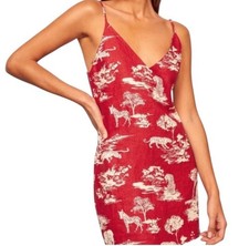 Reformation NWT Riverside Linen Dress In Nairobi Size XS