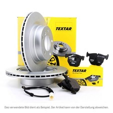 TEXTAR Bremsscheiben Ø 300mm + Beläge + Sensor für BMW X1 E84 ab 03.2010 hinten