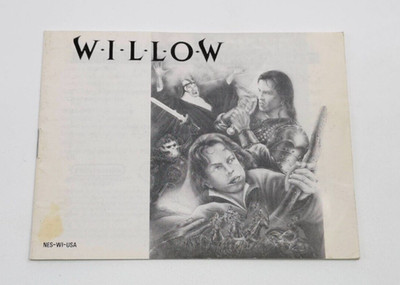 Willow Nintendo NES Bedienungsanleitung USA