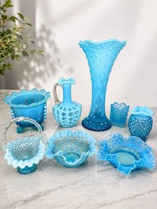 Fenton Hobnail Baskets | eBay