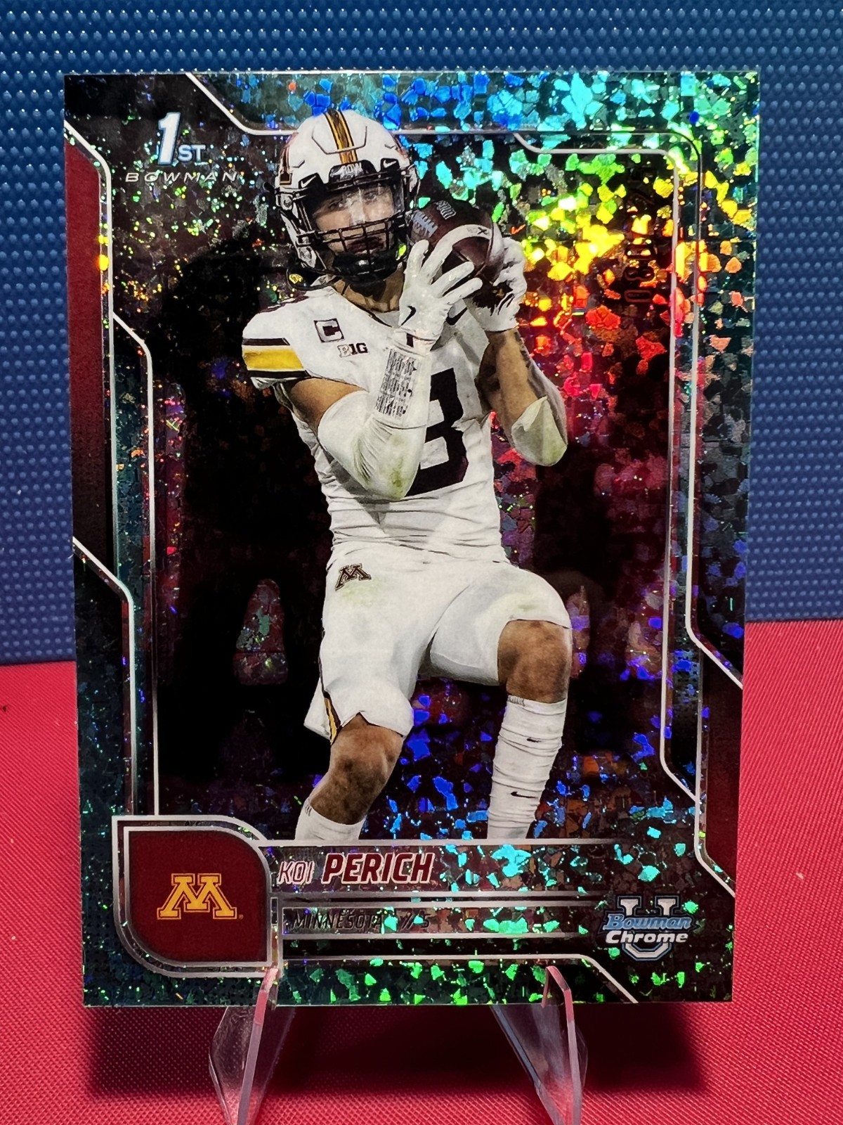 2025 Bowman U Chrome - Koi Perich - 1st Bowman Aqua Mini Diamonds /325